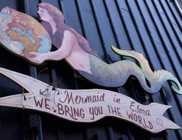 The Mermaid shop in Elora.